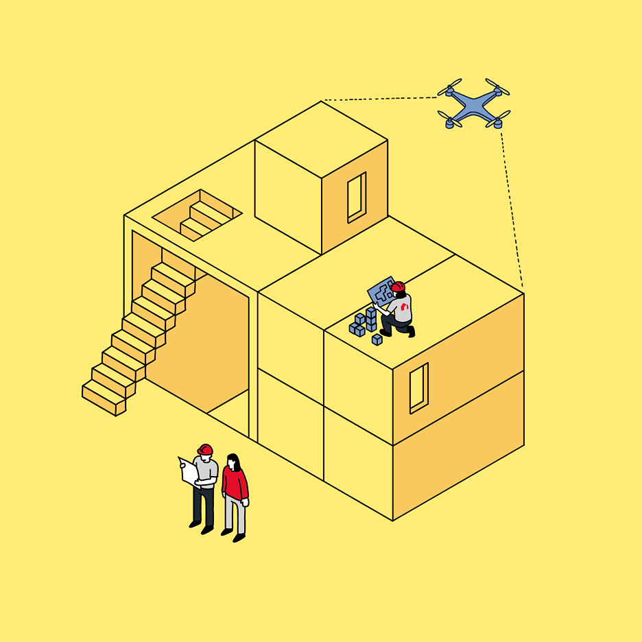 Illustration du processus de mesure et de consultation