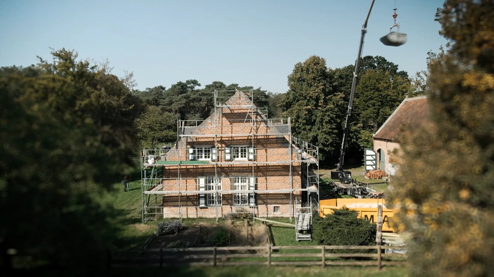 Restauration et rénovation de toiture de la Valvekenshoeve du 18ème siècle
